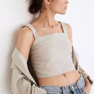MADEWELL - Linen** cropped tank